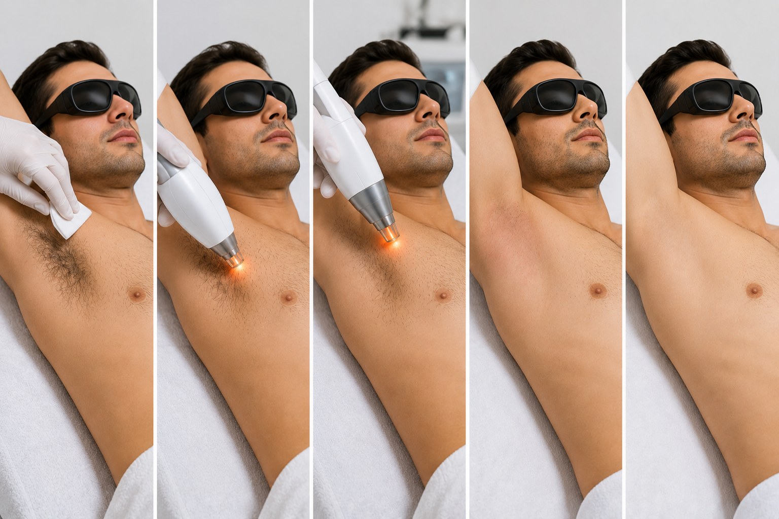 Laser hair diagnostics and skin mapping