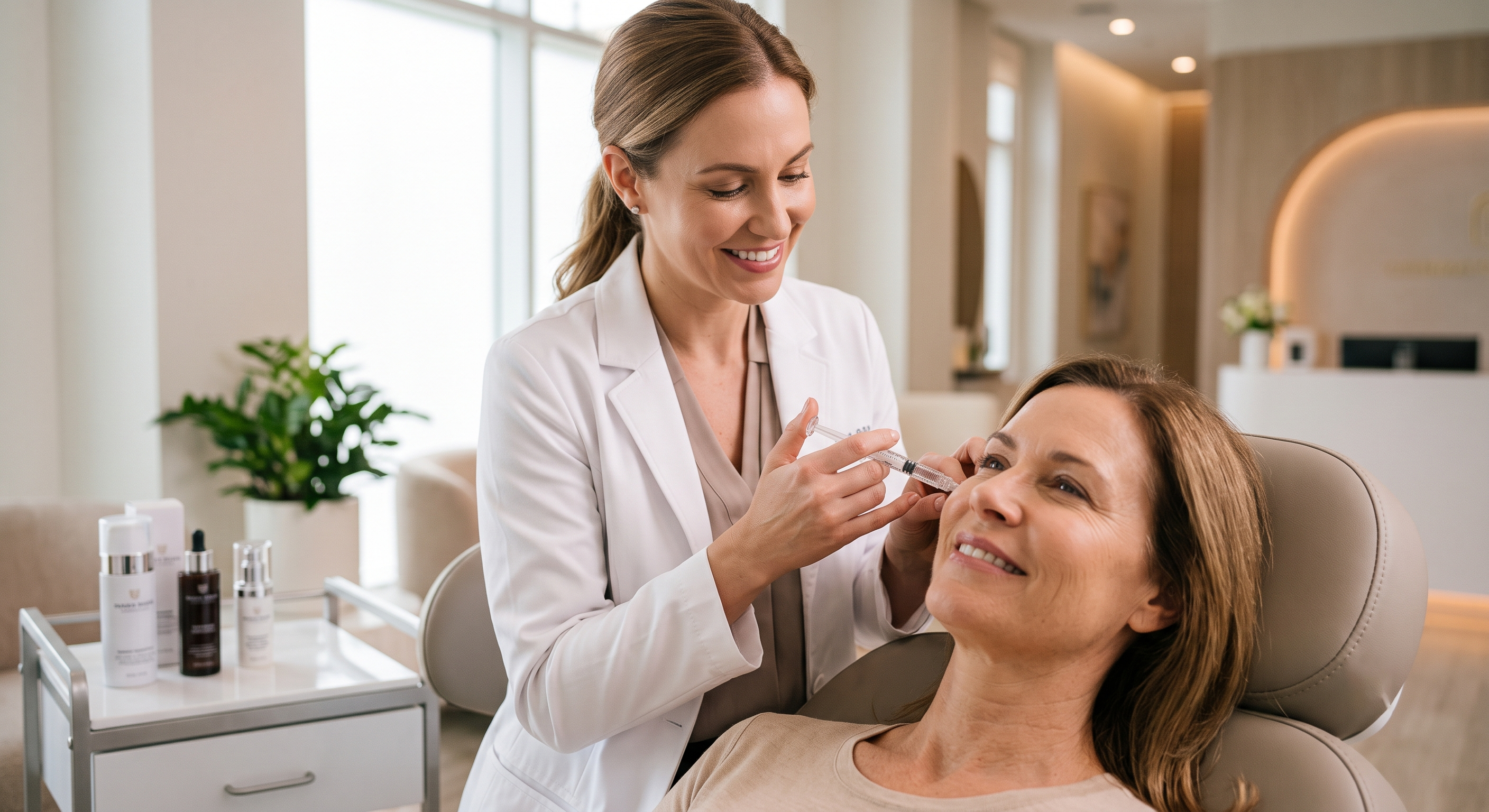 Aesthetic anti ageing consultation and analysis